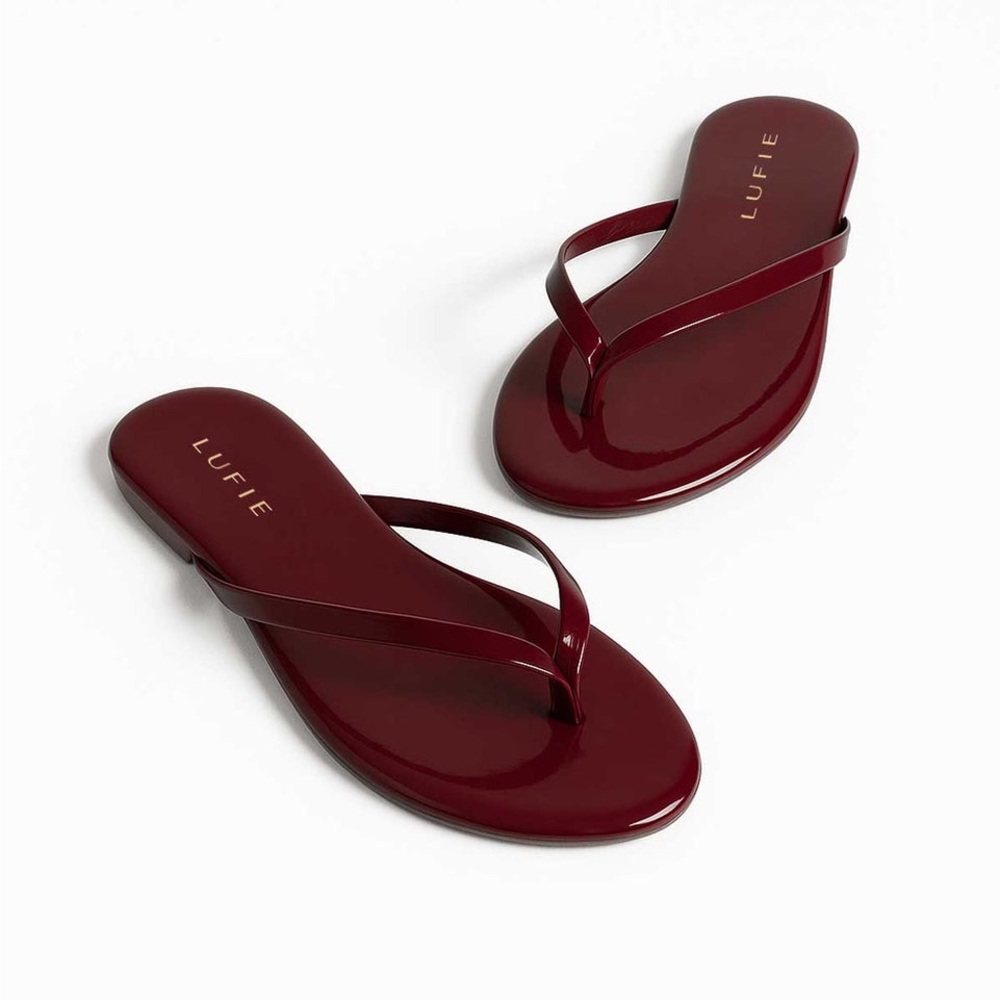 Women's Burgundy Sandal/ Flipflop